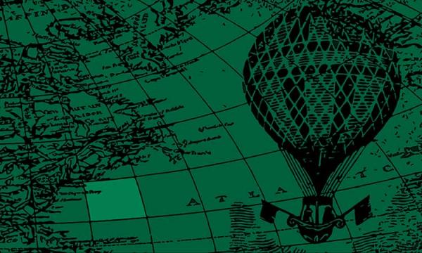 background - map balloon